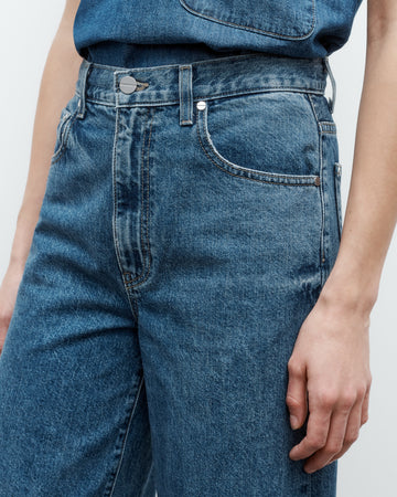 TWP Paris Tall Tiny Dancer Jean in Denim view 3