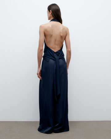 TWP Midnight Wrapped Up Top in Stretch Silk Georgette view 2