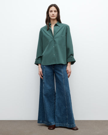 TWP Pine grove Next Morning Shirt in Super Compact Poplin view 4