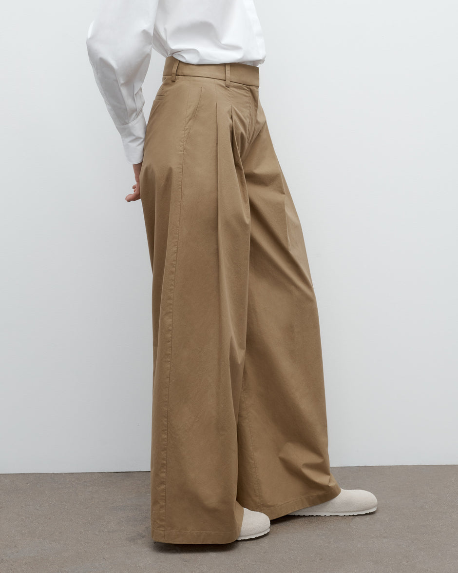 TWP Kelp Next Didi Pant in Super Compact Poplin view 2