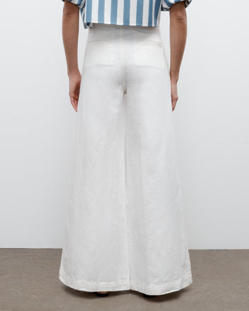 TWP White Dancing in the Dark Jean in Japanese Denim view 4