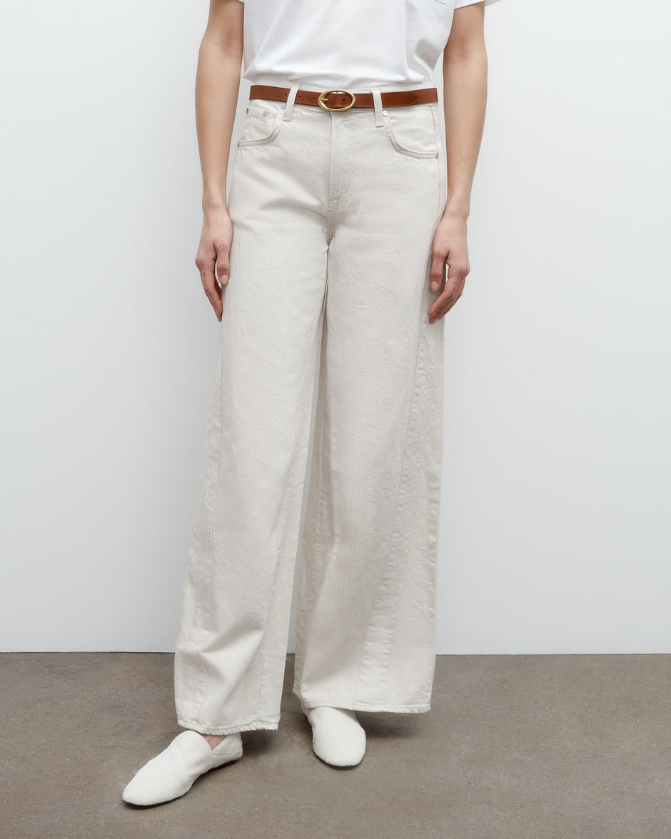 TWP Natural Almost Famous Jean in Japanese Denim view 4