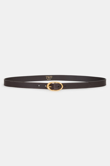 TWP Dakota Narrow Belt in Leather view 1