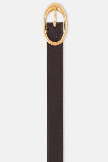 TWP Dakota Narrow Belt in Leather view 3