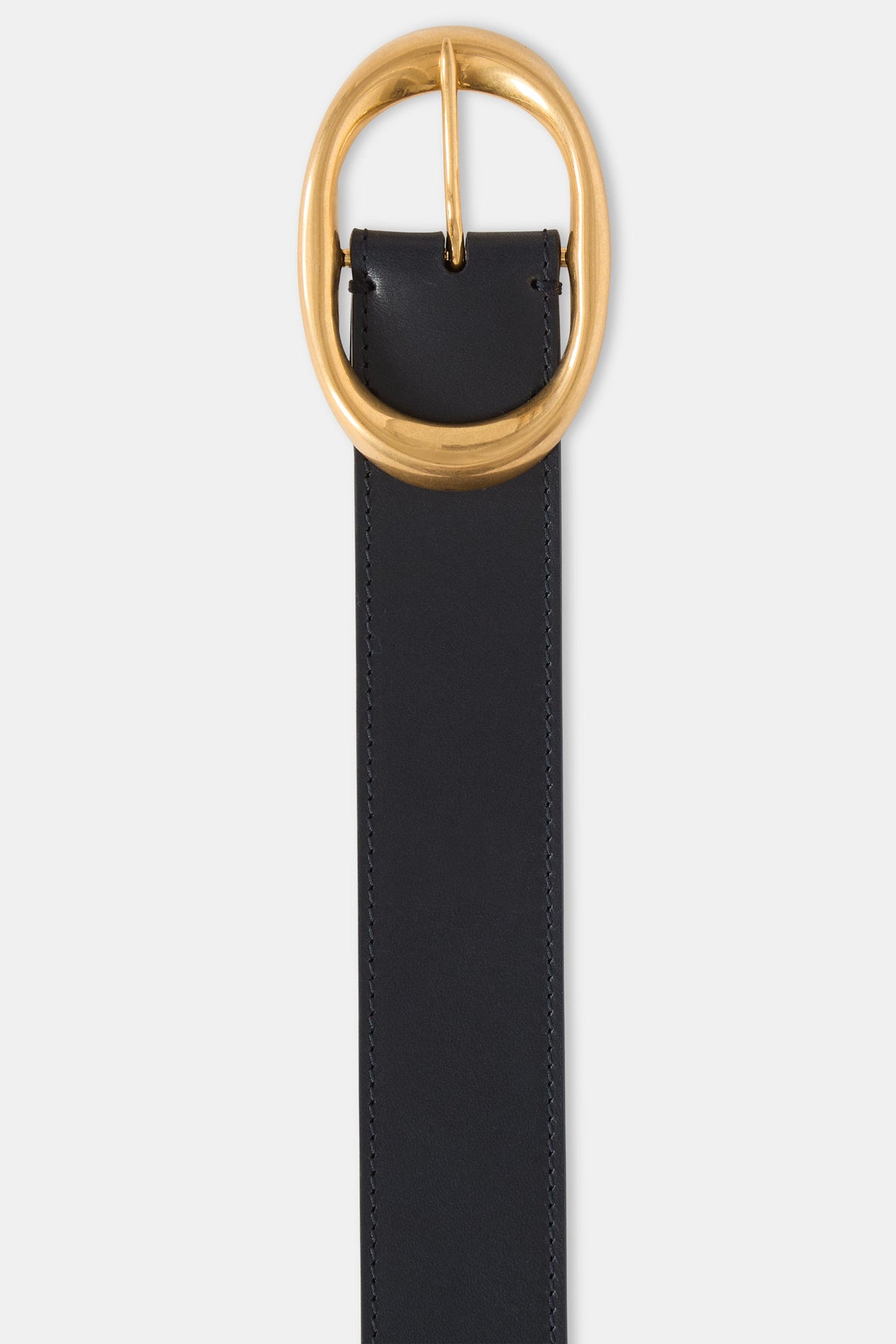 TWP Midnight Wide Belt in Leather view 3