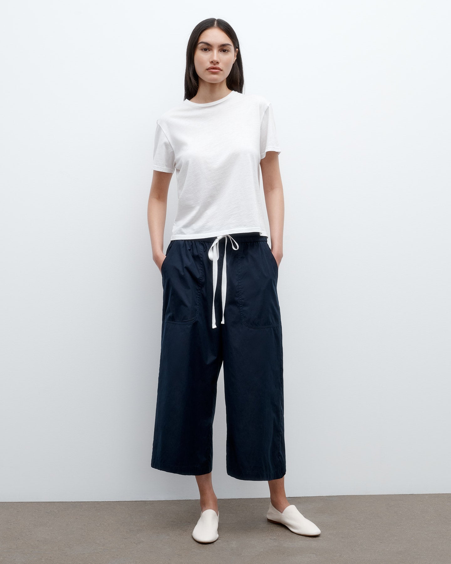 TWP White His Tee in Supima Cotton view 3
