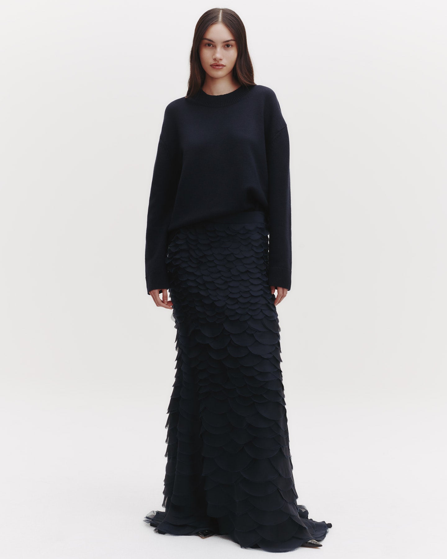 TWP Midnight Boy Crewneck in Cashmere view 5