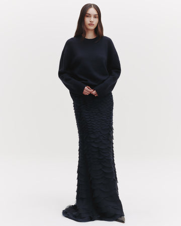 TWP Midnight Everlasting Love Skirt in Silk Organza view 3