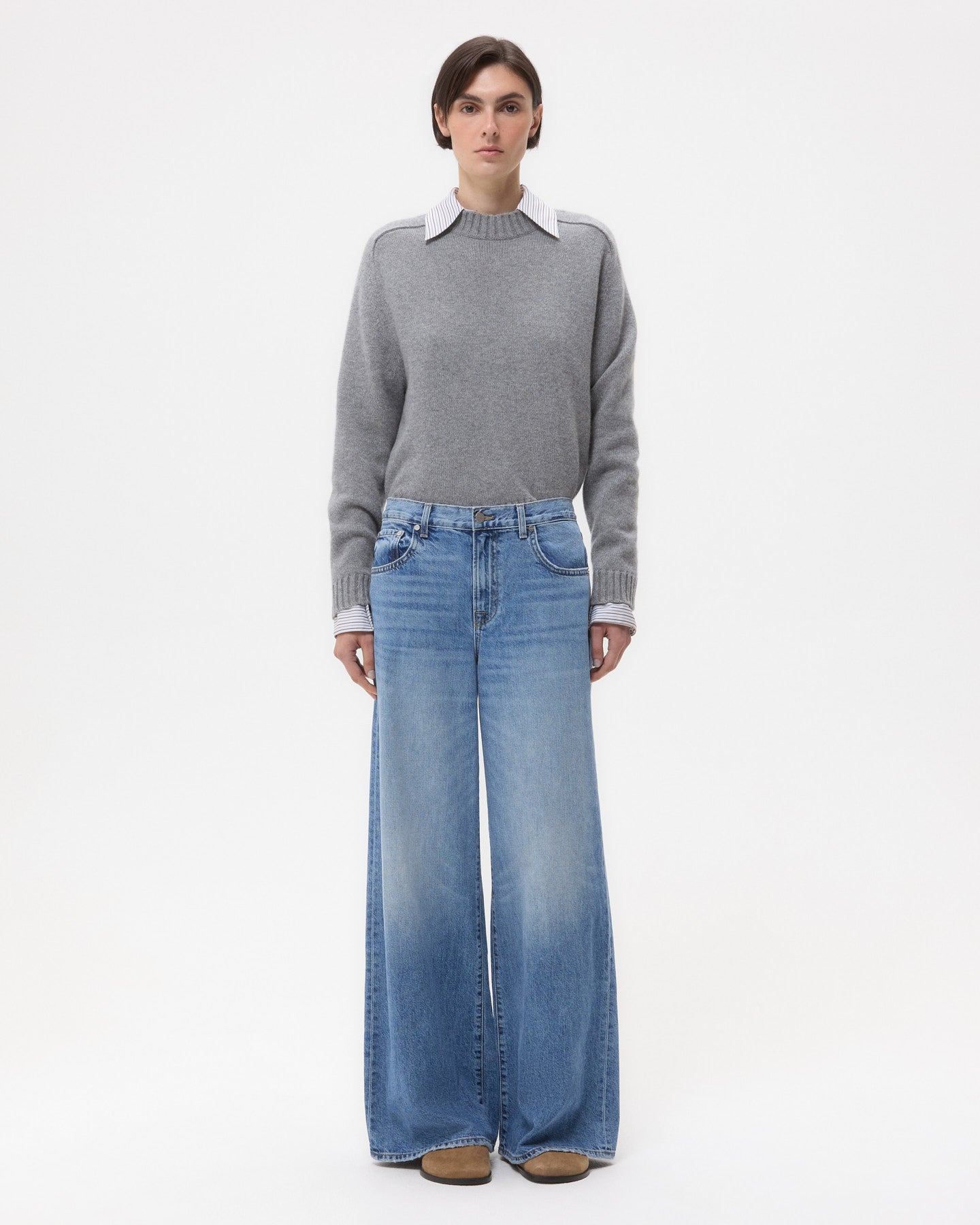 TWP Vintage wash Tiny Dancer Jean in Vintage Wash Denim view 6