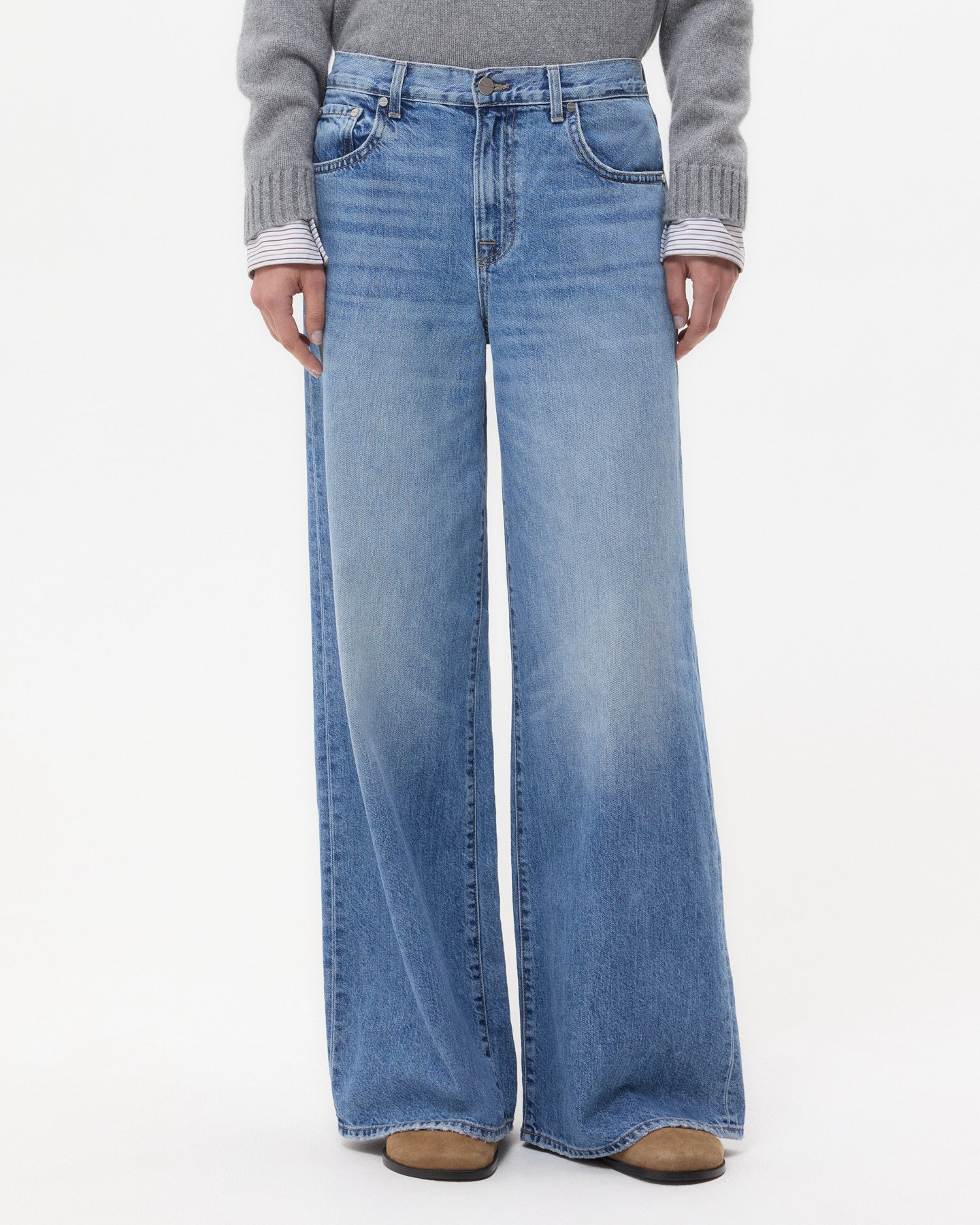 TWP Vintage wash Tiny Dancer Jean in Vintage Wash Denim view 2