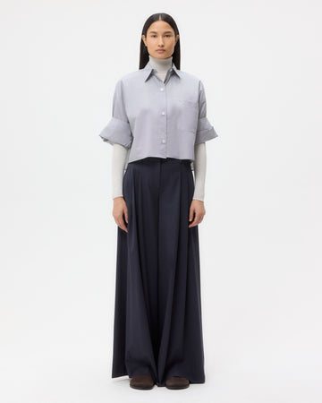 TWP Indigo Didi Pant in Wool Twill view 6