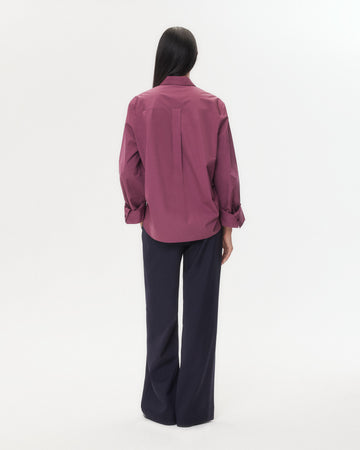 TWP Midnight Sulli Pant in Micro Herringbone Suiting view 5