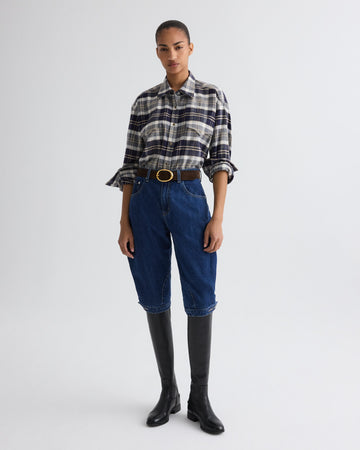 TWP Dark stone Jodhpur in Denim view 1