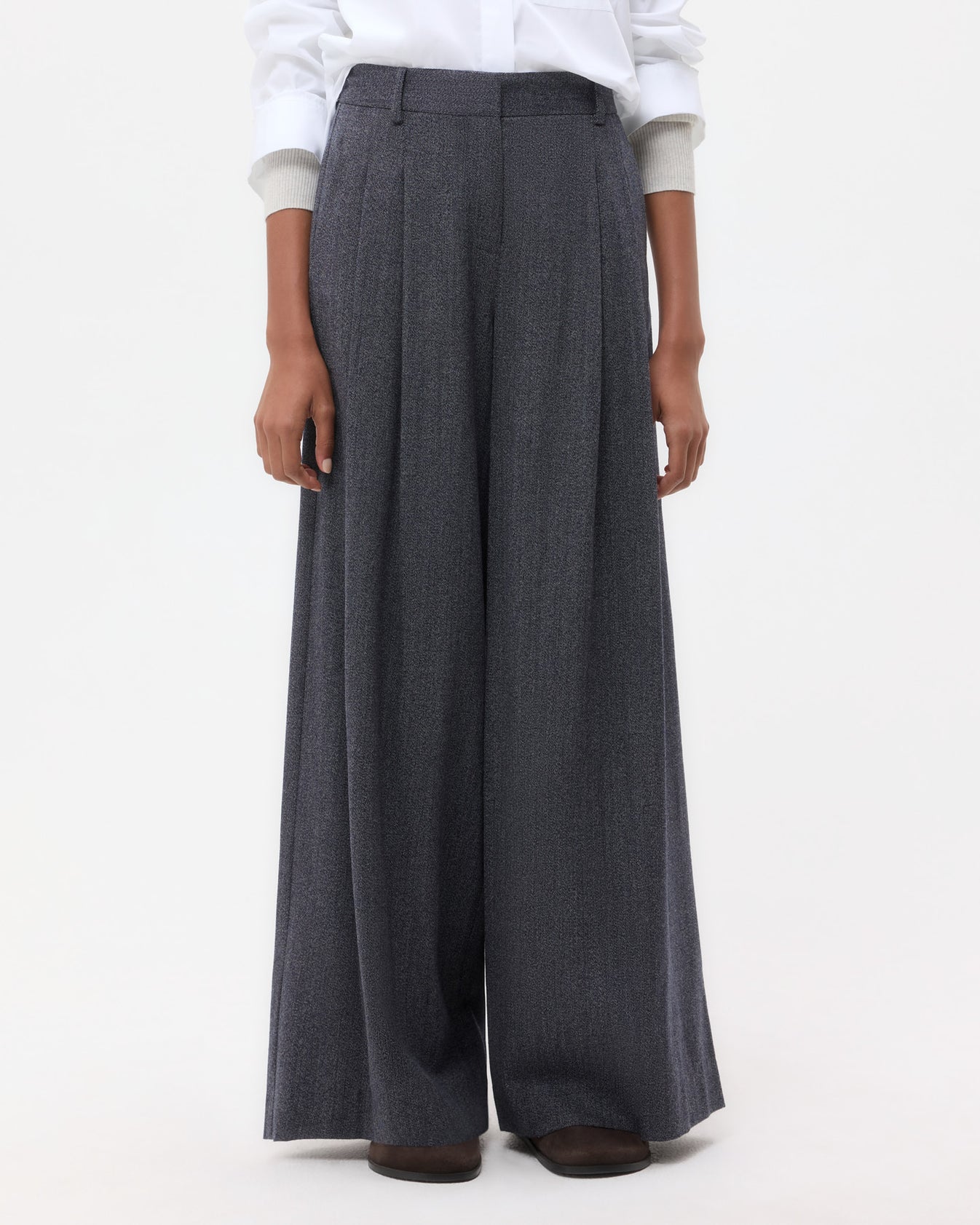 TWP Midnight melange Next Didi in Stretch Wool view 2