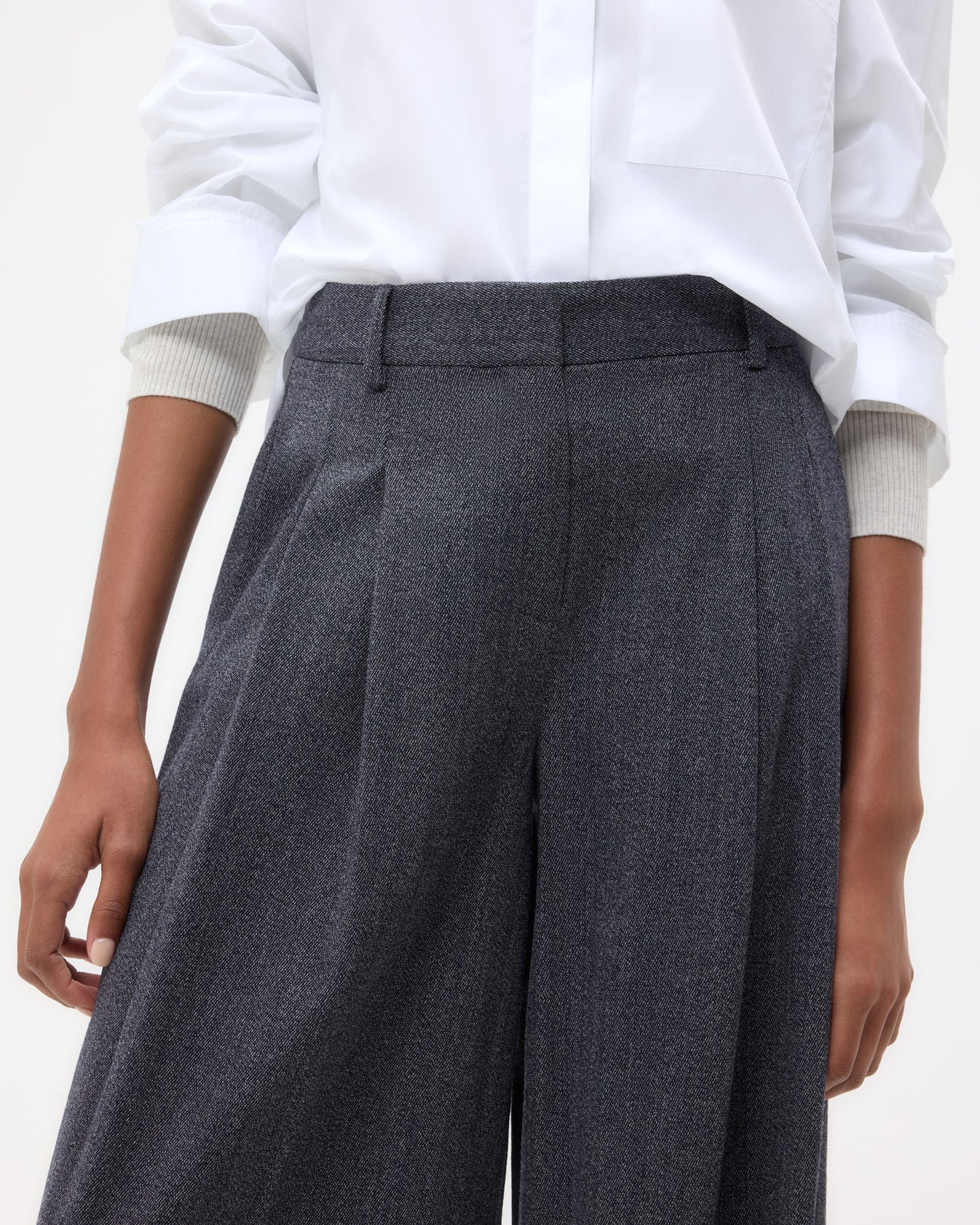 TWP Midnight melange Next Didi in Stretch Wool view 3