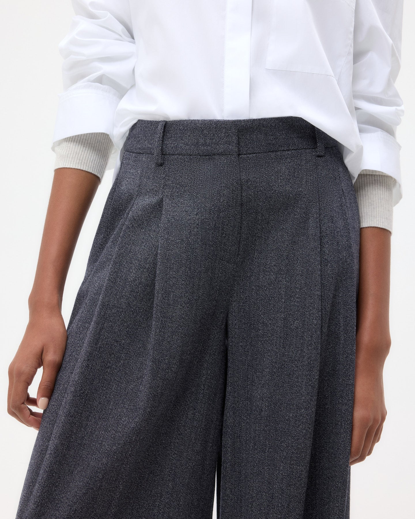 TWP Midnight melange Next Didi in Stretch Wool view 3