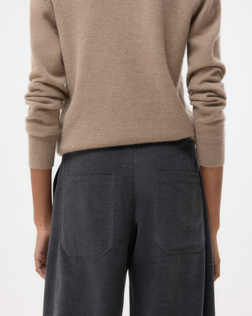 TWP Charcoal heather grey Dylan Pant in Corduroy view 2