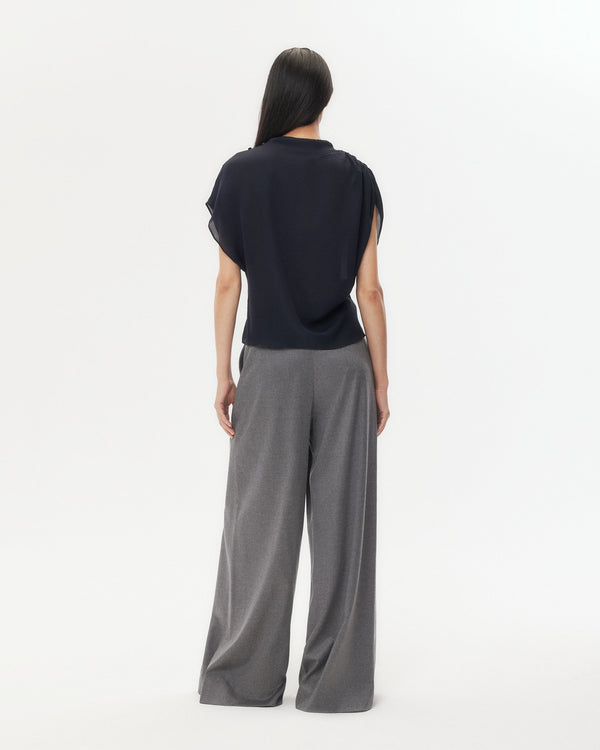 TWP Medium heather grey Avery Pant in Modern Viscose Wool view 5