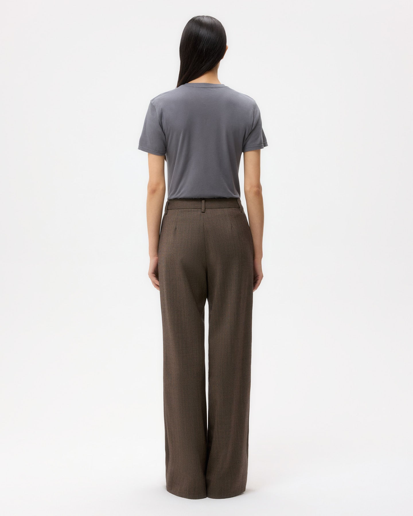 TWP Charcoal His Tee in Supima Cotton view 5