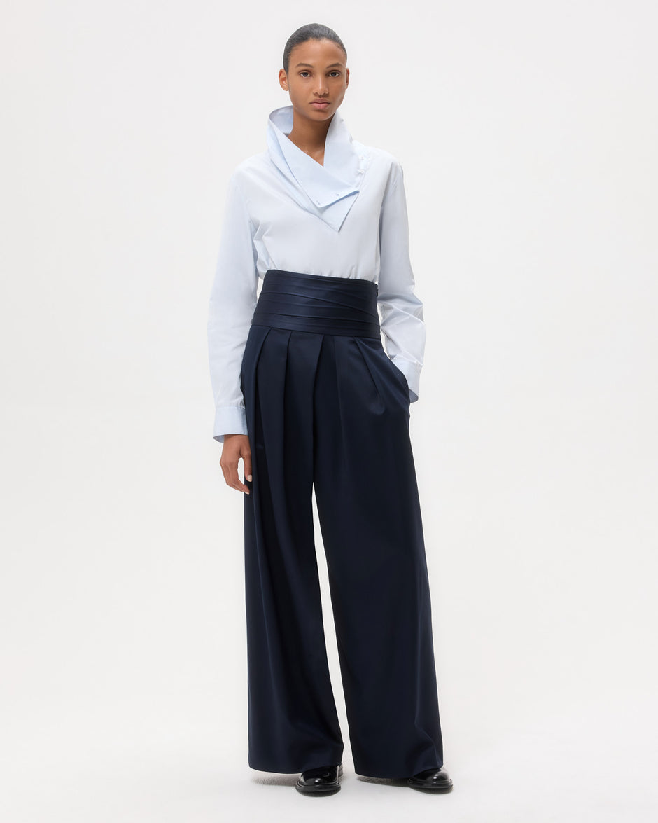 TWP Plein air My Maria Top in Super Compact Poplin view 4