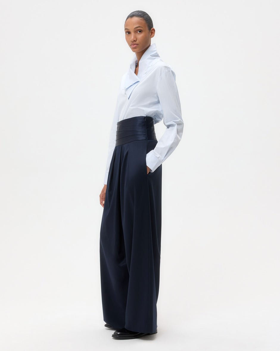 TWP Plein air My Maria Top in Super Compact Poplin view 3