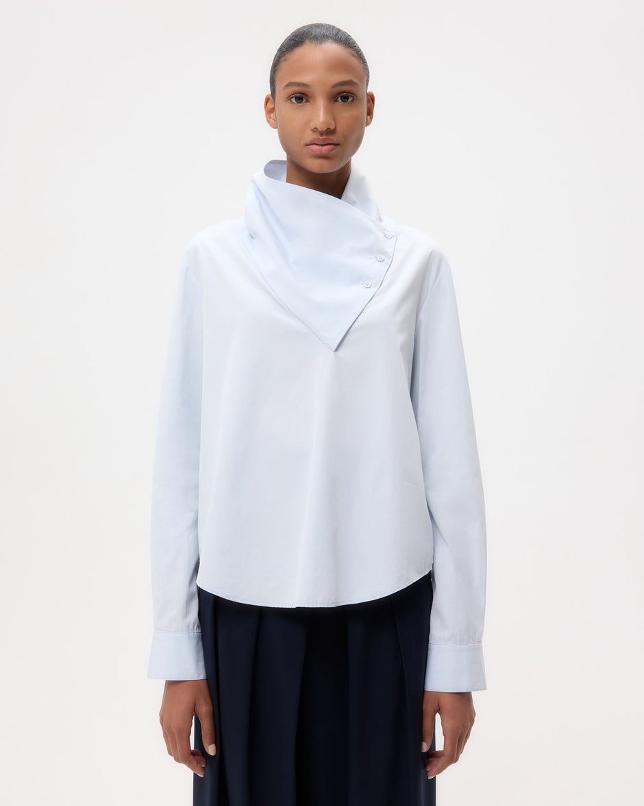 TWP Plein air My Maria Top in Super Compact Poplin view 2
