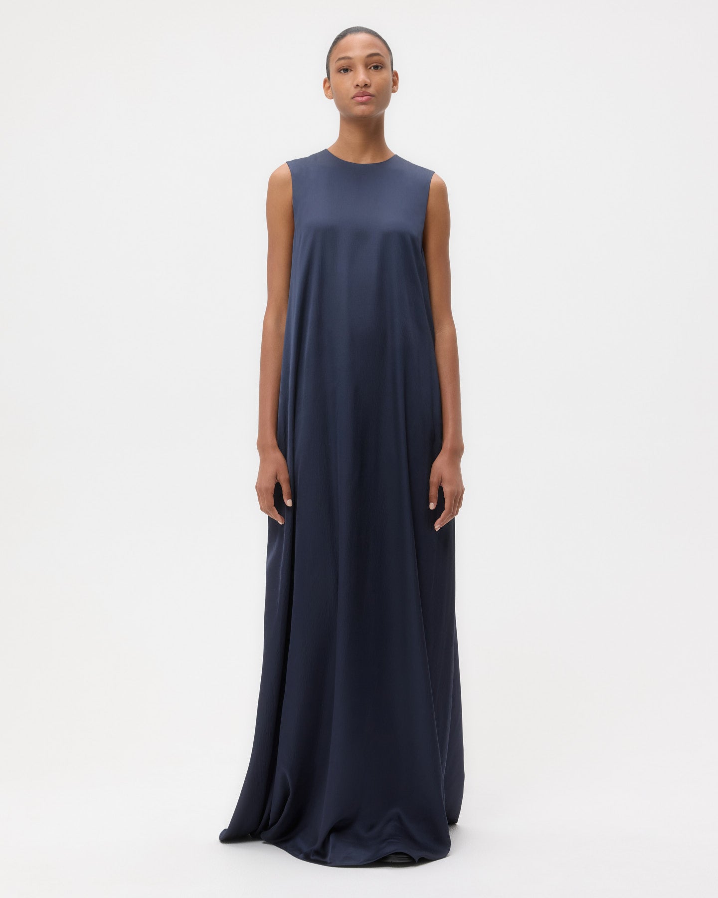 TWP Parisian night Capitol Dress in Hammered Viscose Satin view 6