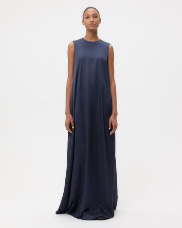TWP Parisian night Capitol Dress in Hammered Viscose Satin view 6