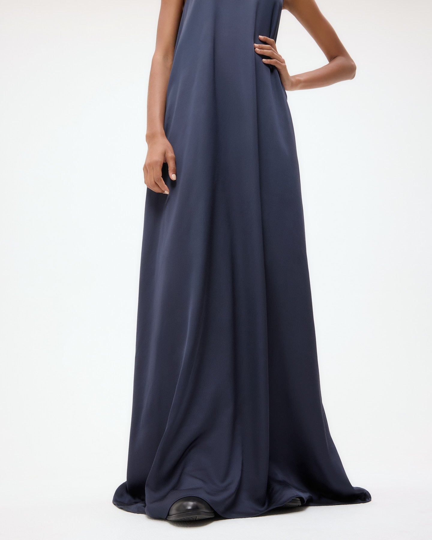 TWP Parisian night Capitol Dress in Hammered Viscose Satin view 5