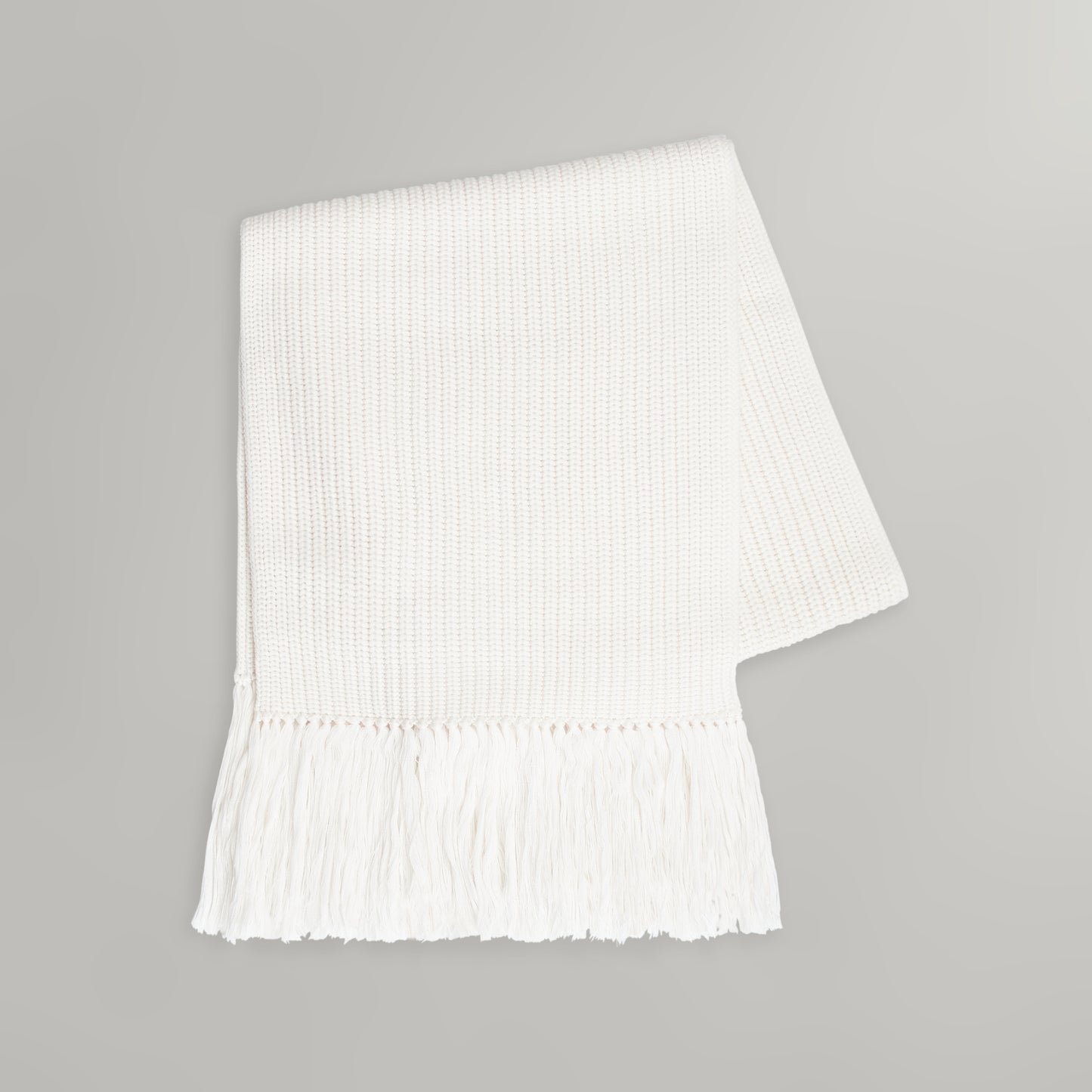 TWP Ivory Oversized Scarf in Italian Wool view 1