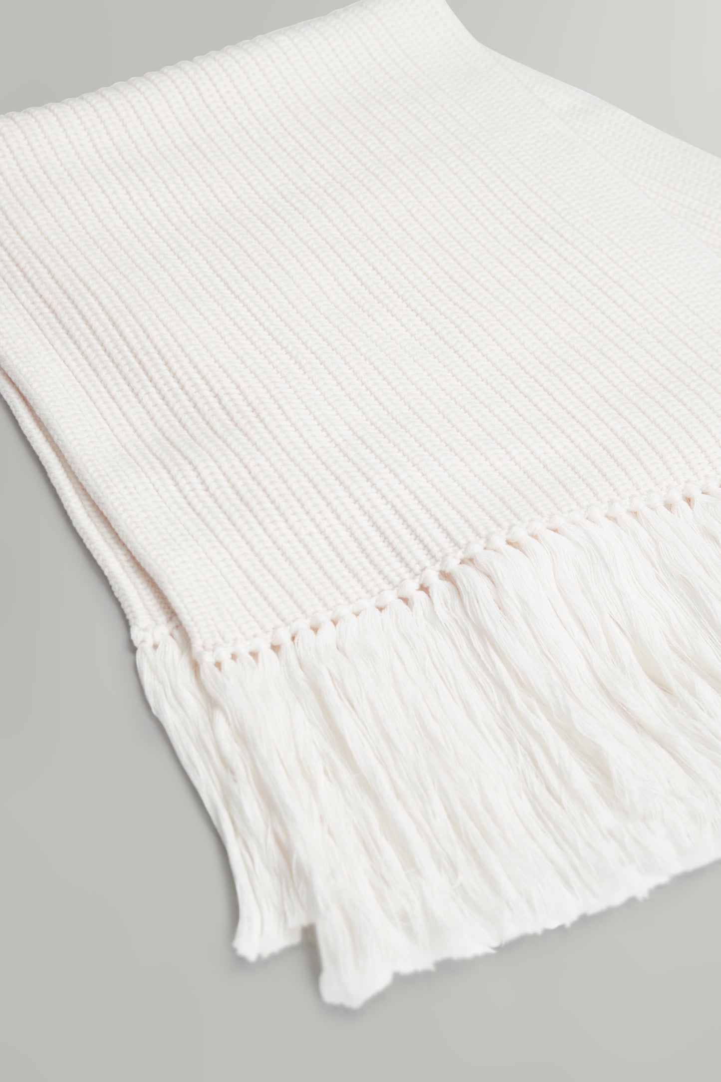TWP Ivory Oversized Scarf in Italian Wool view 2