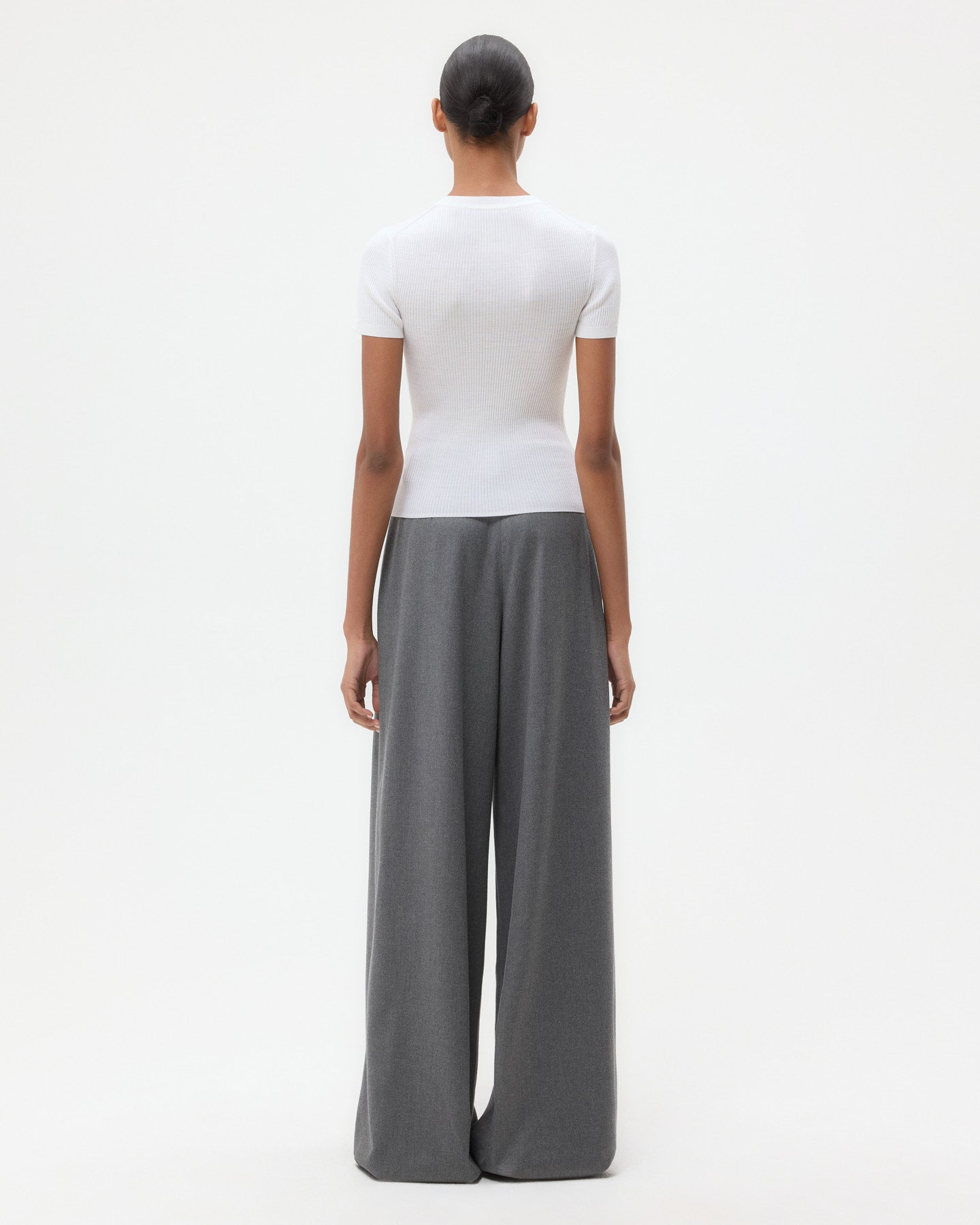 TWP Ivory Tease Top in Ribbed Cotton Knit view 5