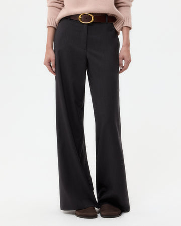 Downing Pant in Micro Herringbone Wool Suiting