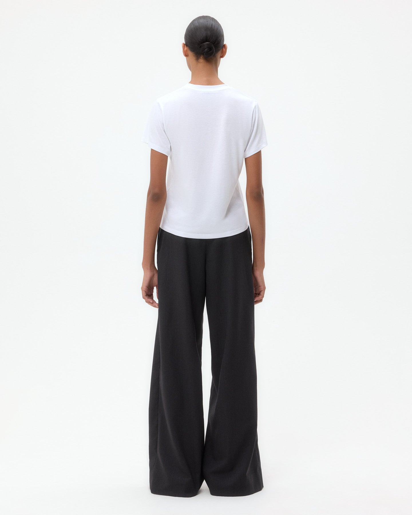 TWP White His Tee in Supima Cotton view 5