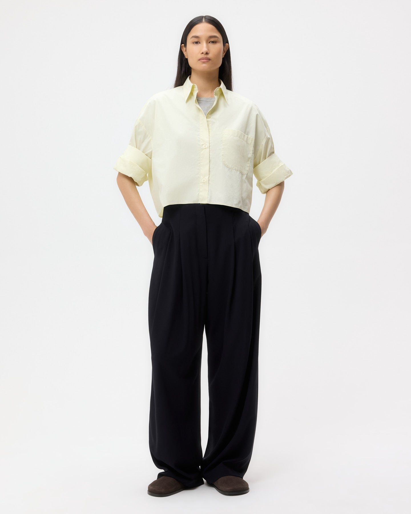 TWP Aloe wash Next Ex Shirt in Superfine Cotton view 3