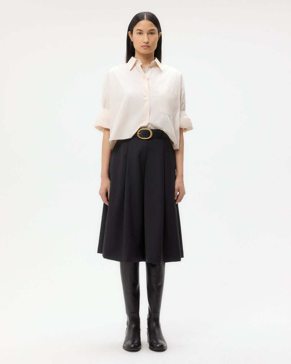TWP Pink tint Next Ex Shirt in Superfine Cotton view 6