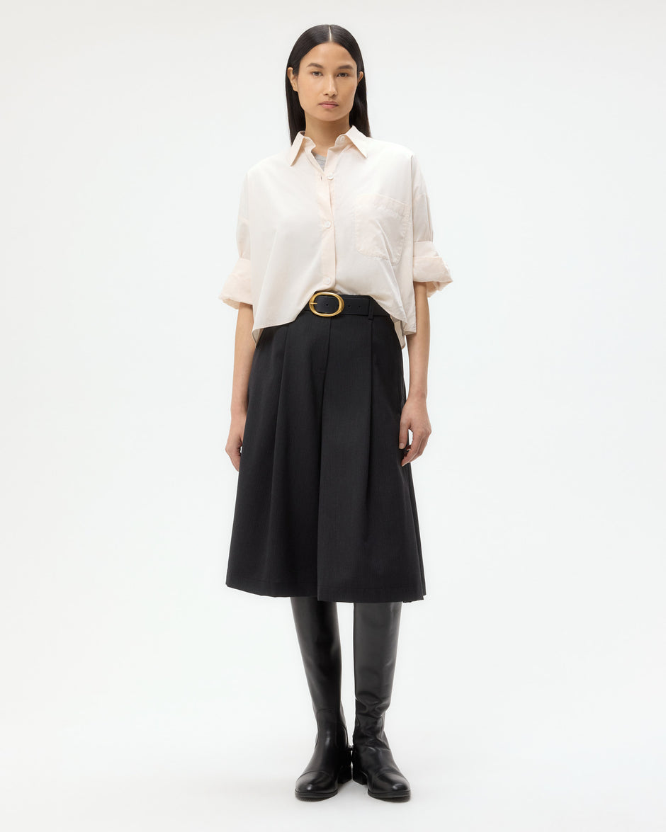 TWP Pink tint Next Ex Shirt in Superfine Cotton view 3