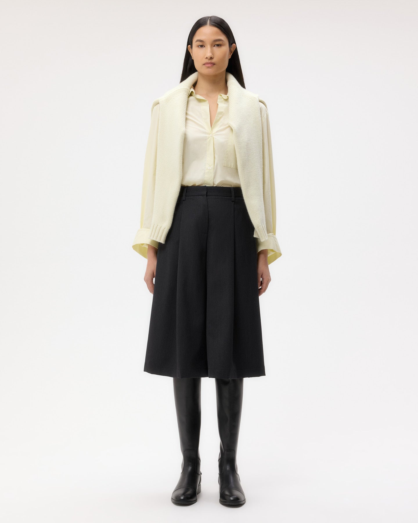 TWP Aloe wash Next Morning Shirt in Superfine Cotton Shirting view 1