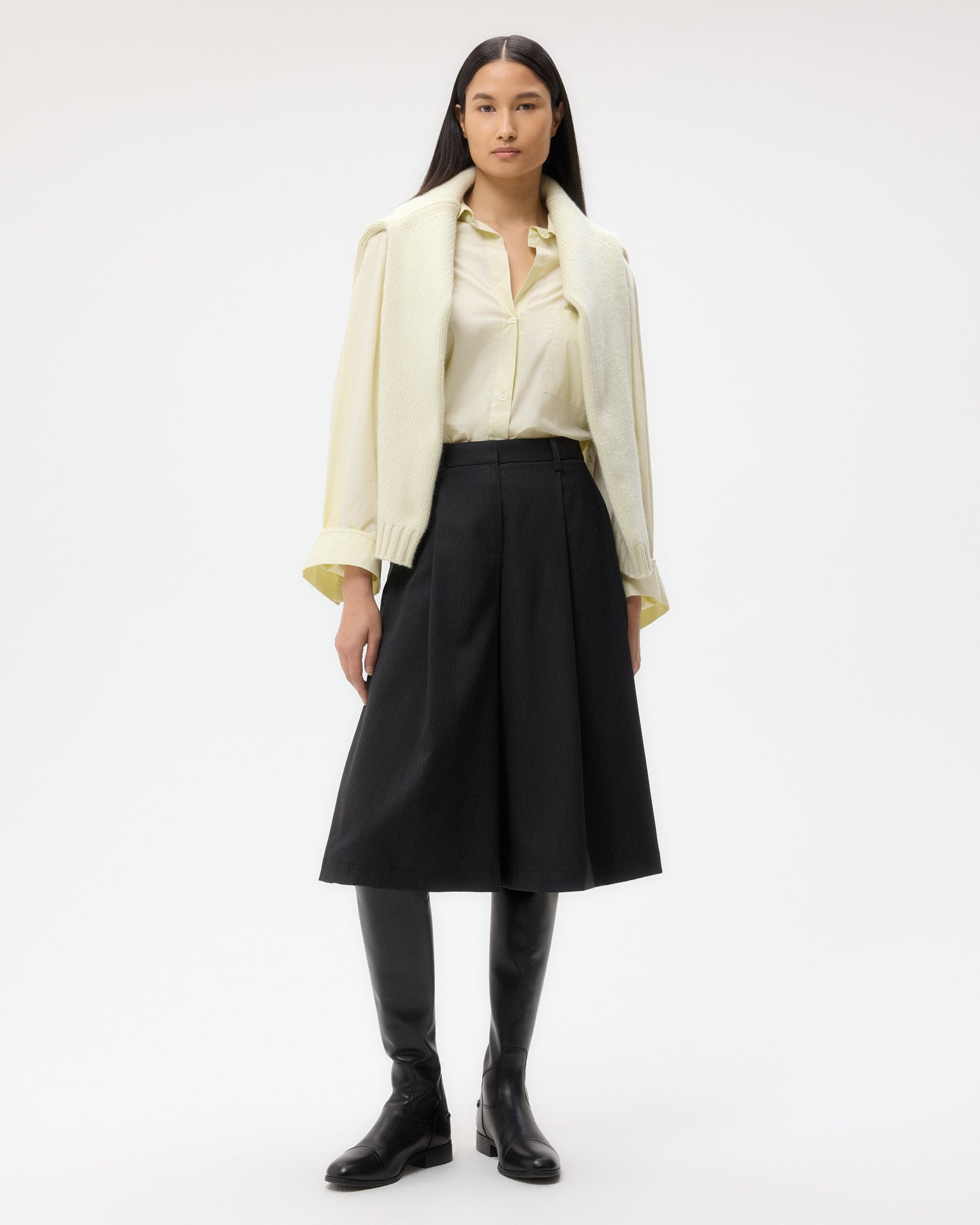 TWP Aloe wash Next Morning Shirt in Superfine Cotton Shirting view 6