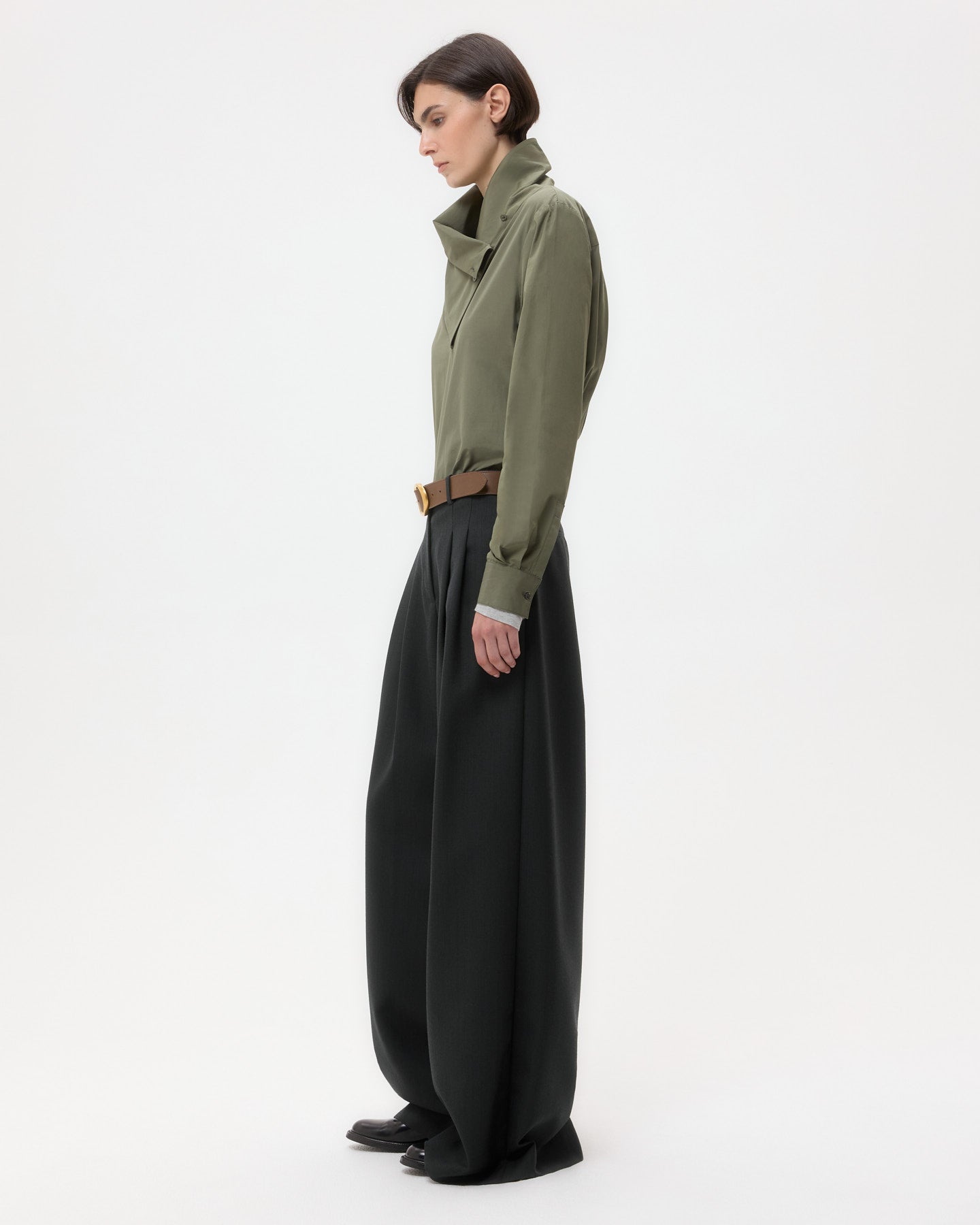 TWP Beetle My Maria Top in Super Compact Poplin view 4