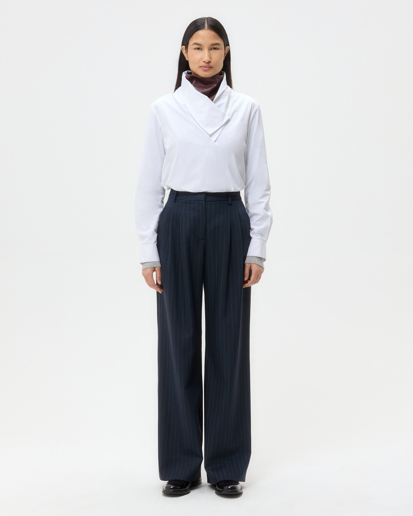 TWP White My Maria Top in Super Compact Poplin view 6