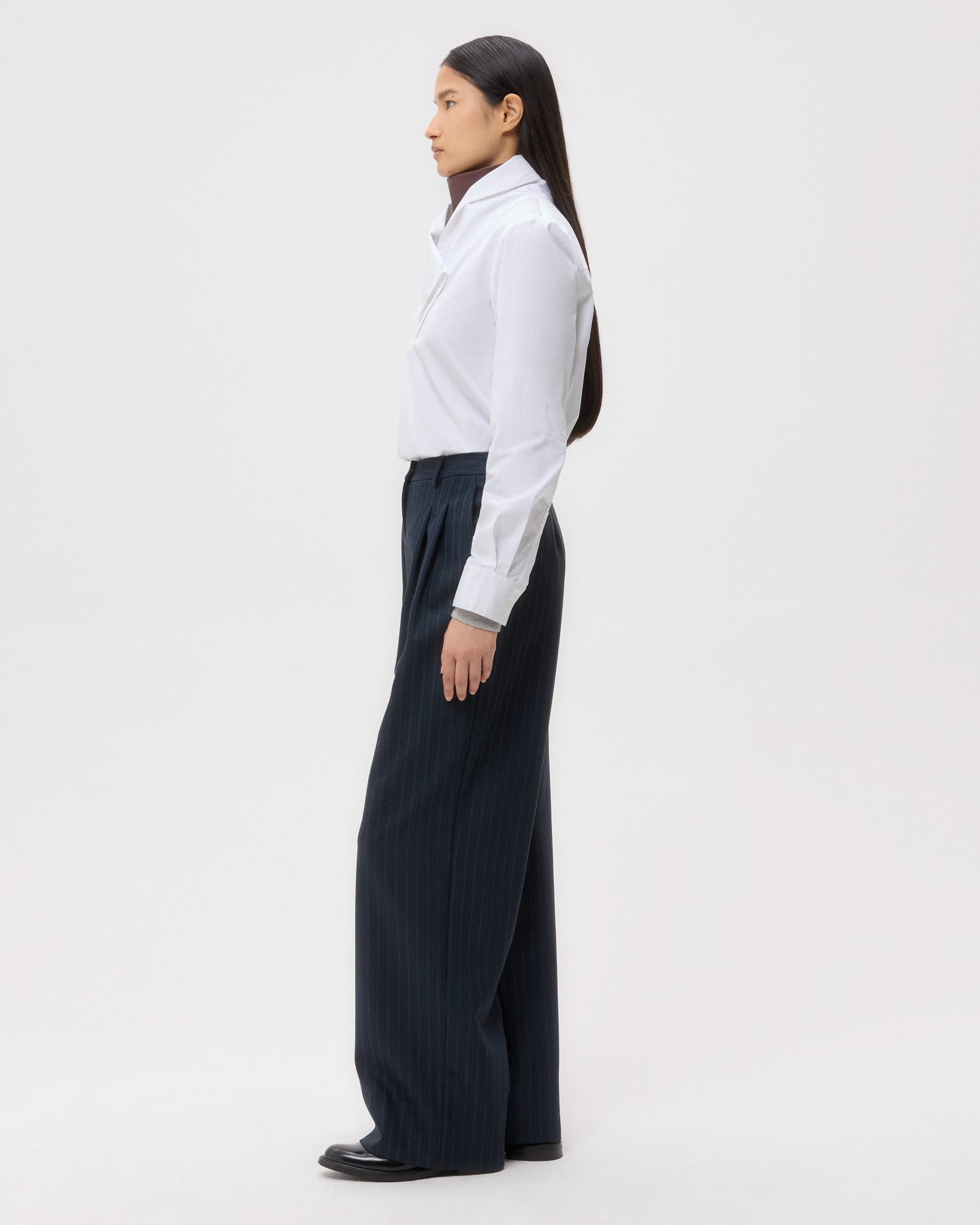 TWP White My Maria Top in Super Compact Poplin view 4