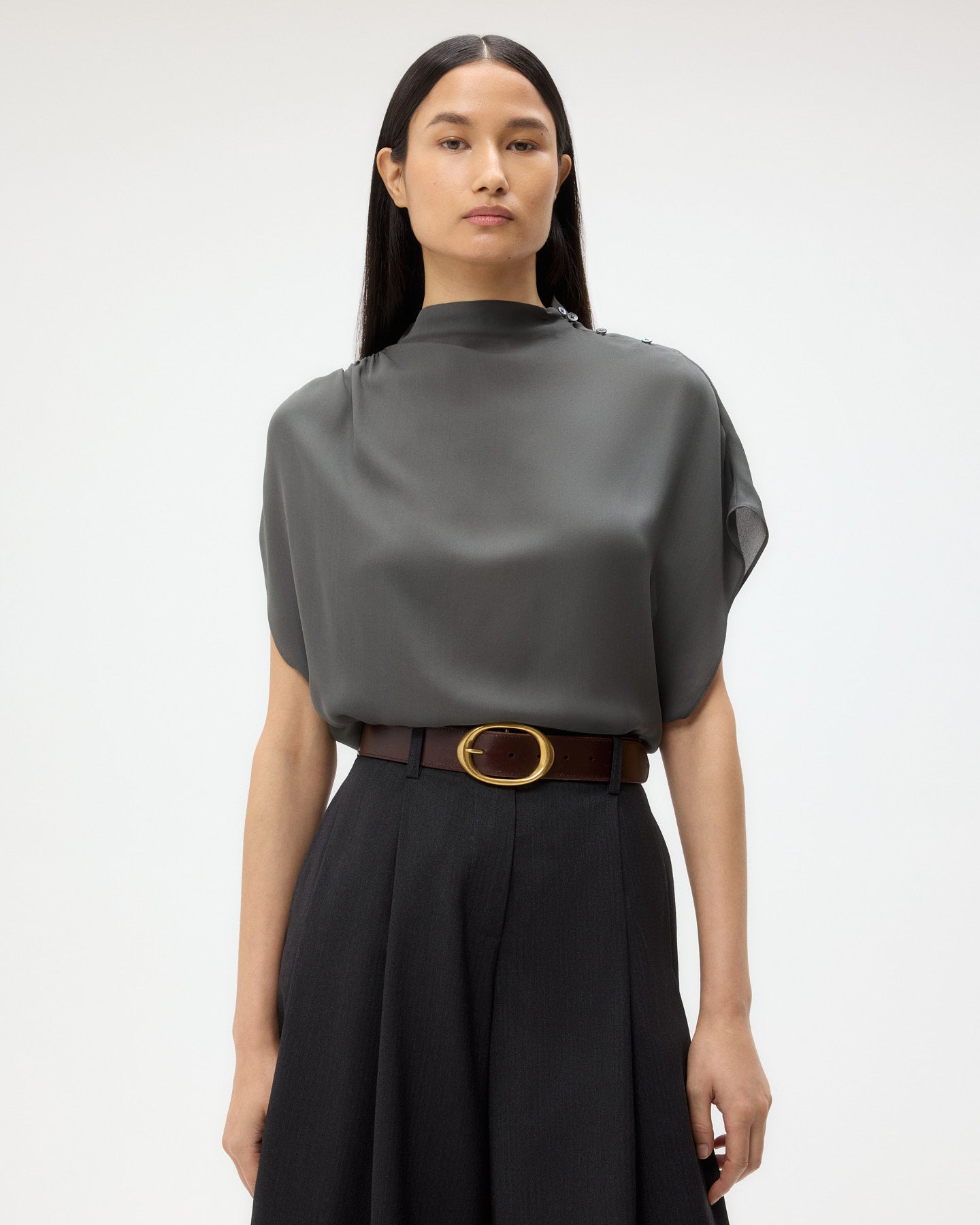 TWP Urban chic Wish You Would Top In Silk Georgette view 1