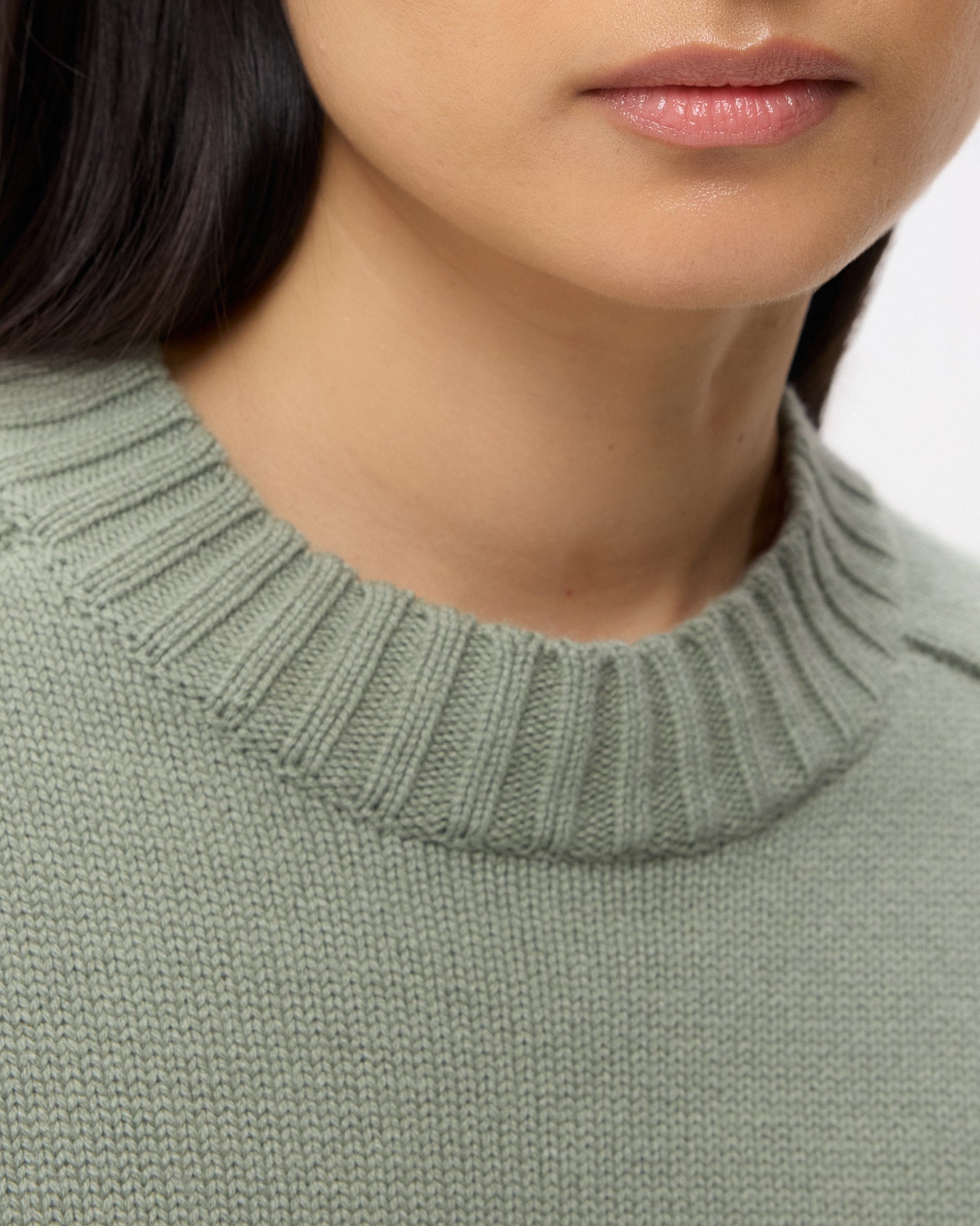 TWP Martini olive New Jill Crewneck in Cashmere view 2