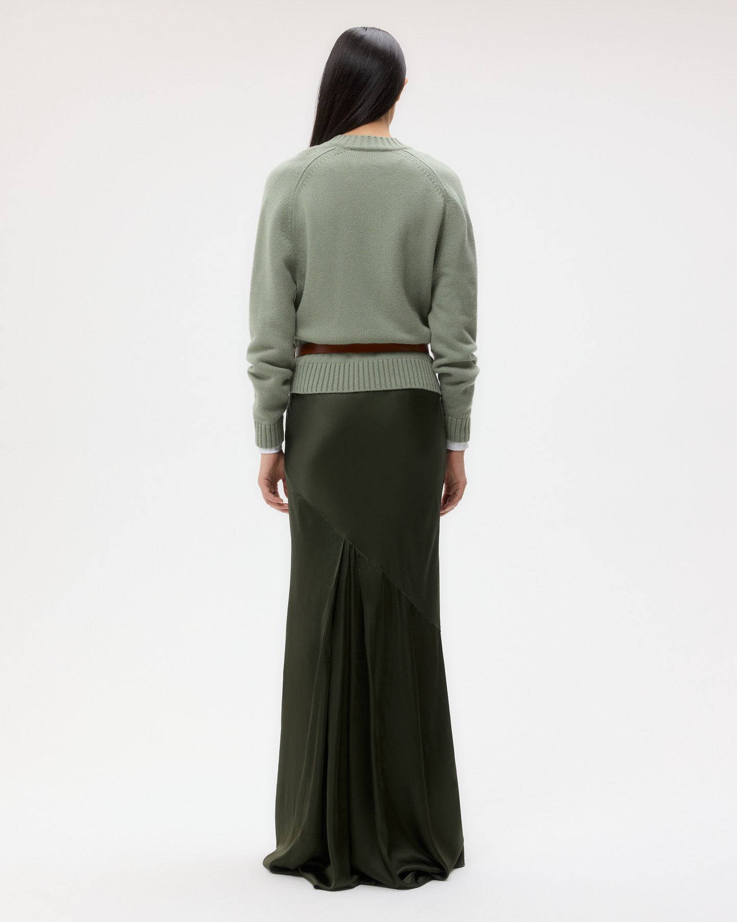 TWP Martini olive New Jill Crewneck in Cashmere view 6