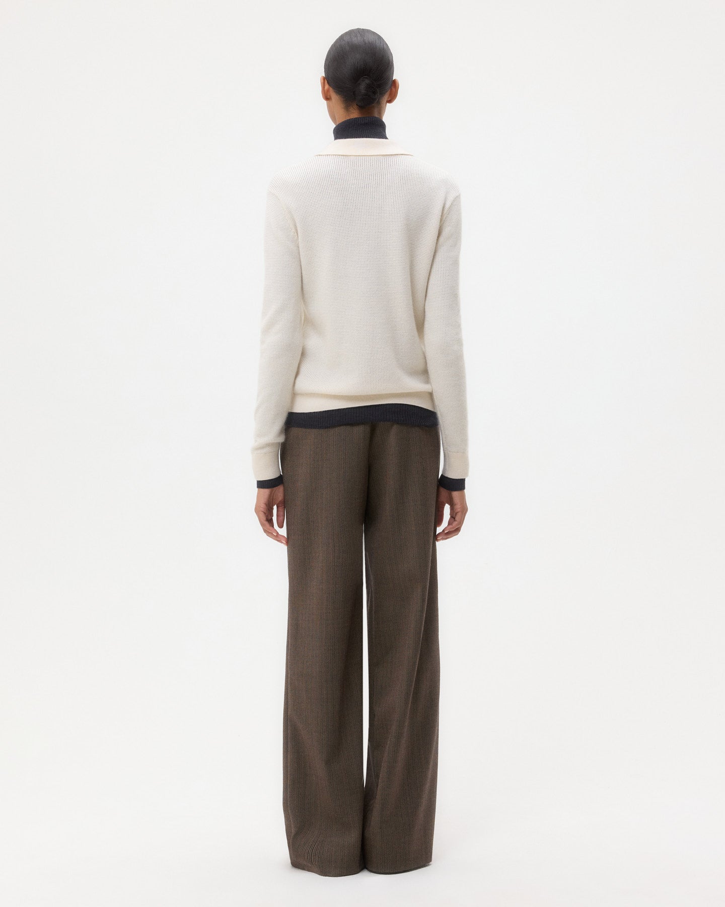 TWP Ivory Jorden Polo in Cashmere view 6