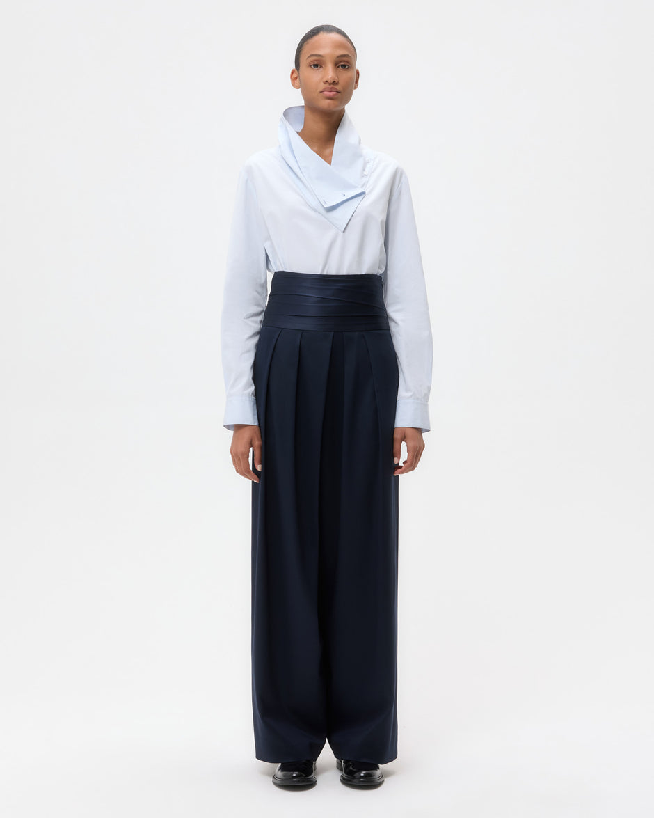 TWP Midnight Delancey St. Pant in Silk Finish Twill view 6