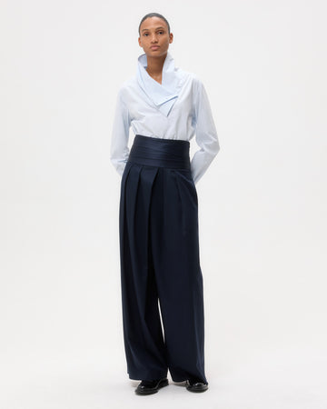 TWP Midnight Delancey St. Pant in Silk Finish Twill view 3