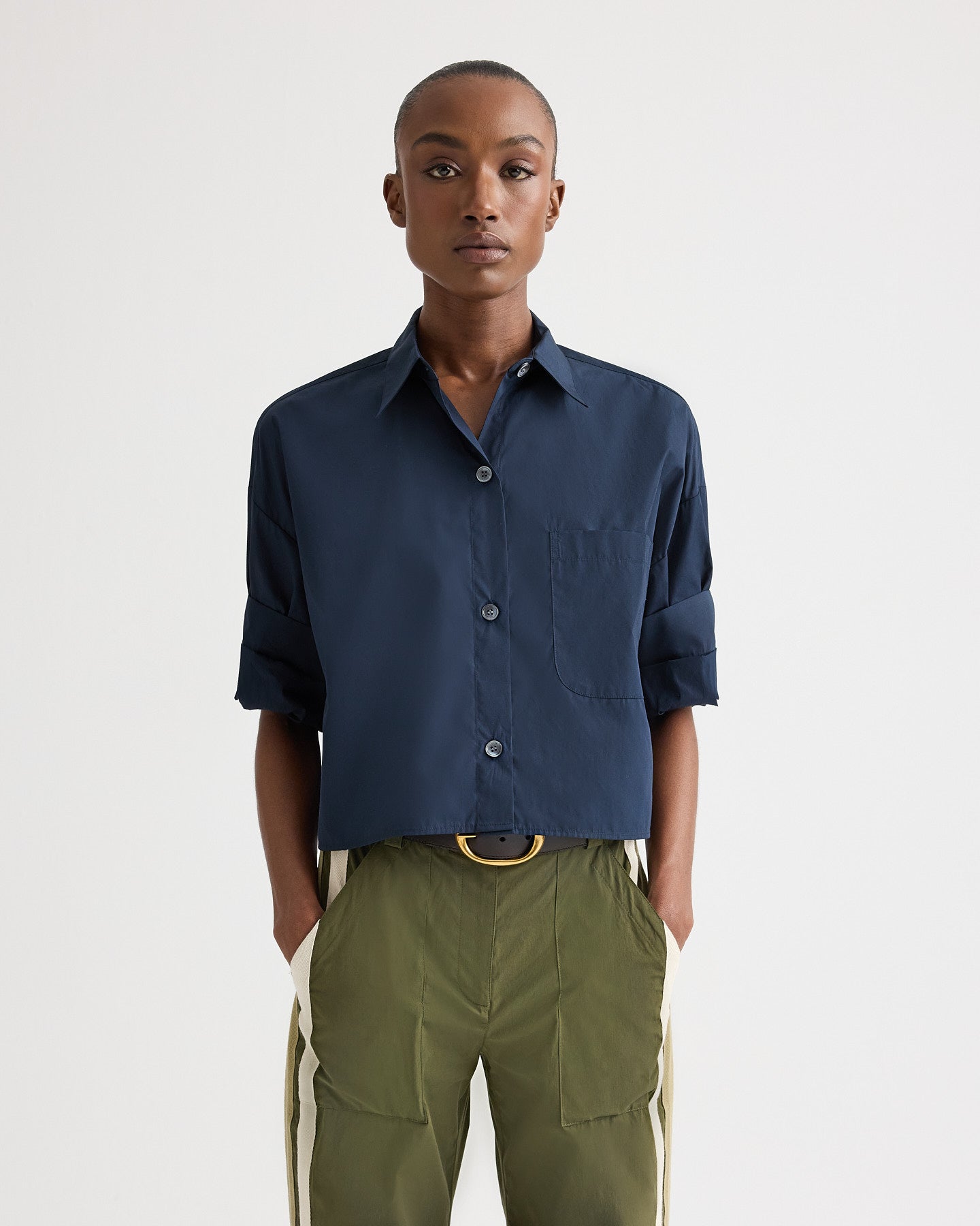 Midnight Next Ex Shirt in superfine cotton | TWP