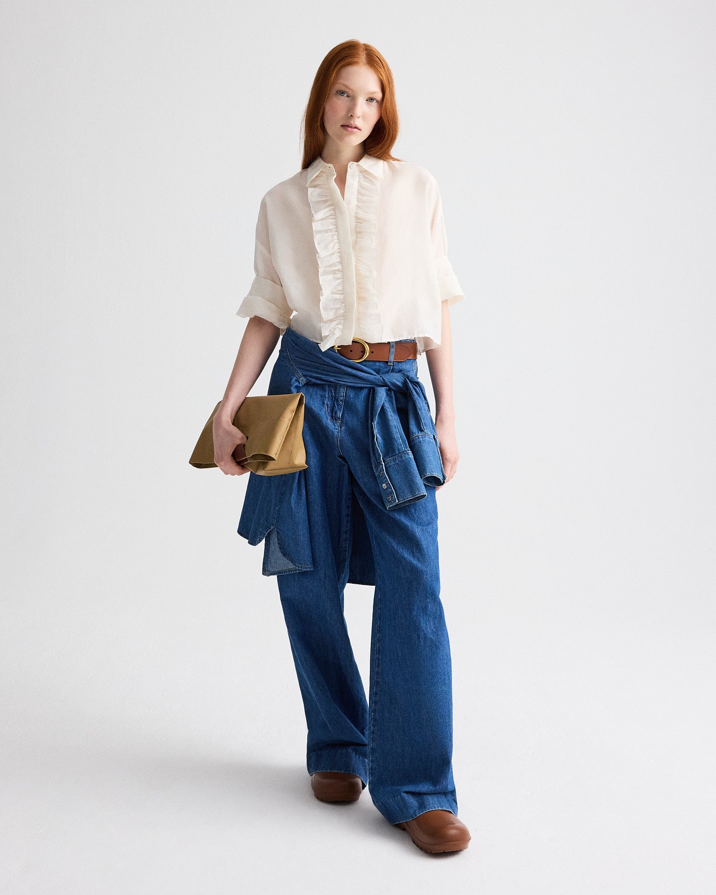 Paris Hudson St Jean in Linen Cotton Denim | TWP
